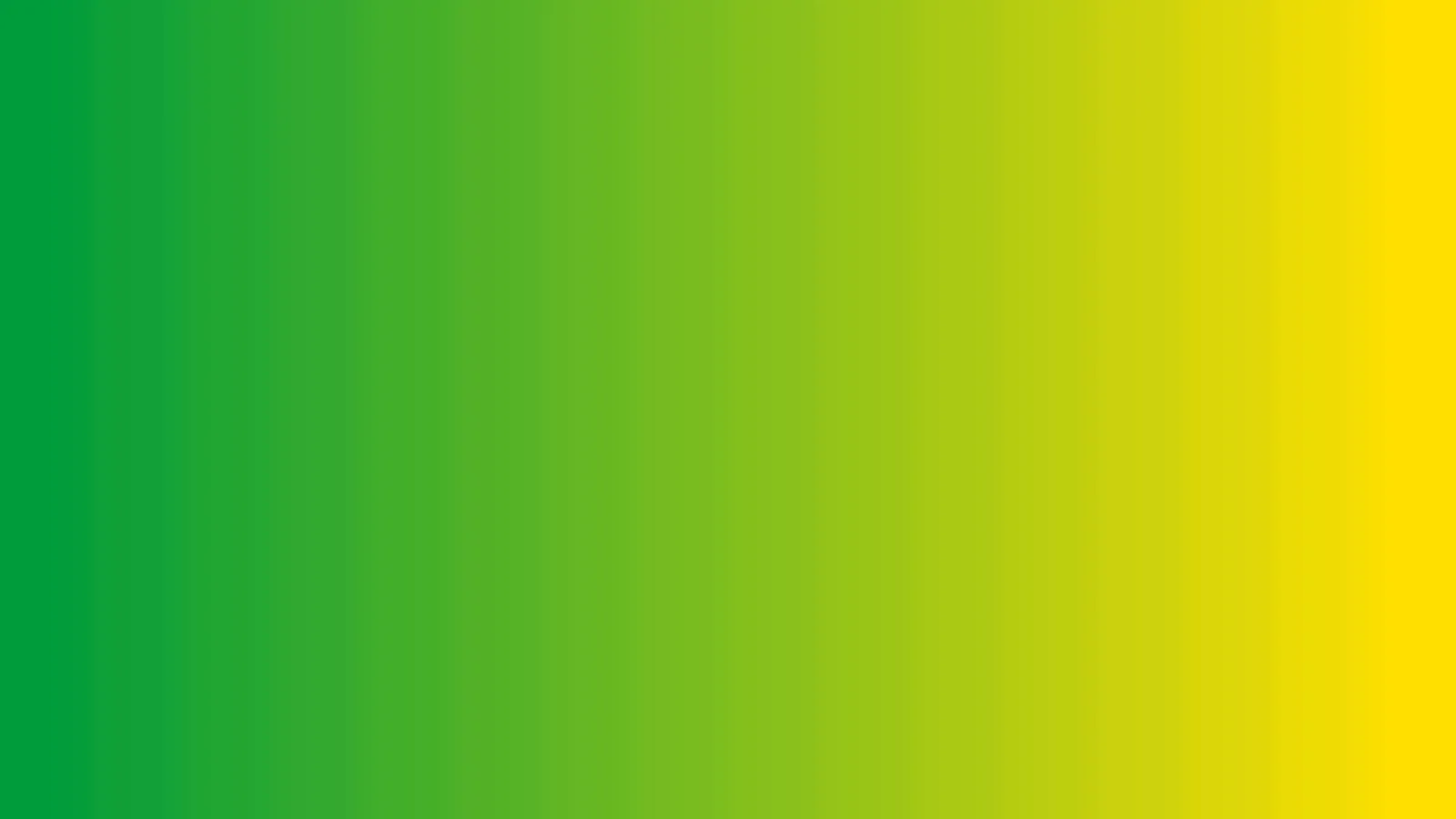 Ilustração abstrata em degradê verde e amarelo, nas cores da publicação